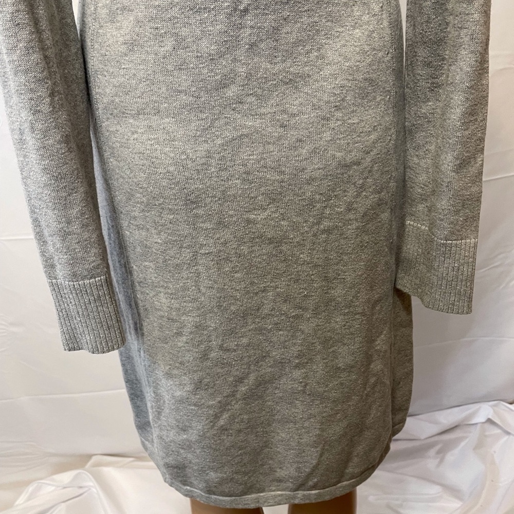 Athleta Gray Cowl Neck Long Sleeve Dress Gray Women’s Medium - Picture 7 of 9